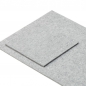 Untersetzer 20 x 20 cm - Merino Schurwoll Filz - mit Swarovski Elements Linie