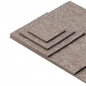 Filz Tischset Untersetzer Platzset quadratisch 20 x 20 cm - Dicke 5mm