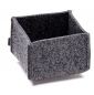 Keep-Box Korb Aufbewahrungsbox Farbe anthrazit eckig Woll Filz Gr. 15 x 15 x 9 cm