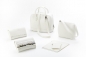 Tasche Shopper Lili mit Innenfutter - woll wei - 100% Design Merino Filz