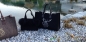 Tasche Shopper SARAH hell grau meliert - 100% Design Merino Filz